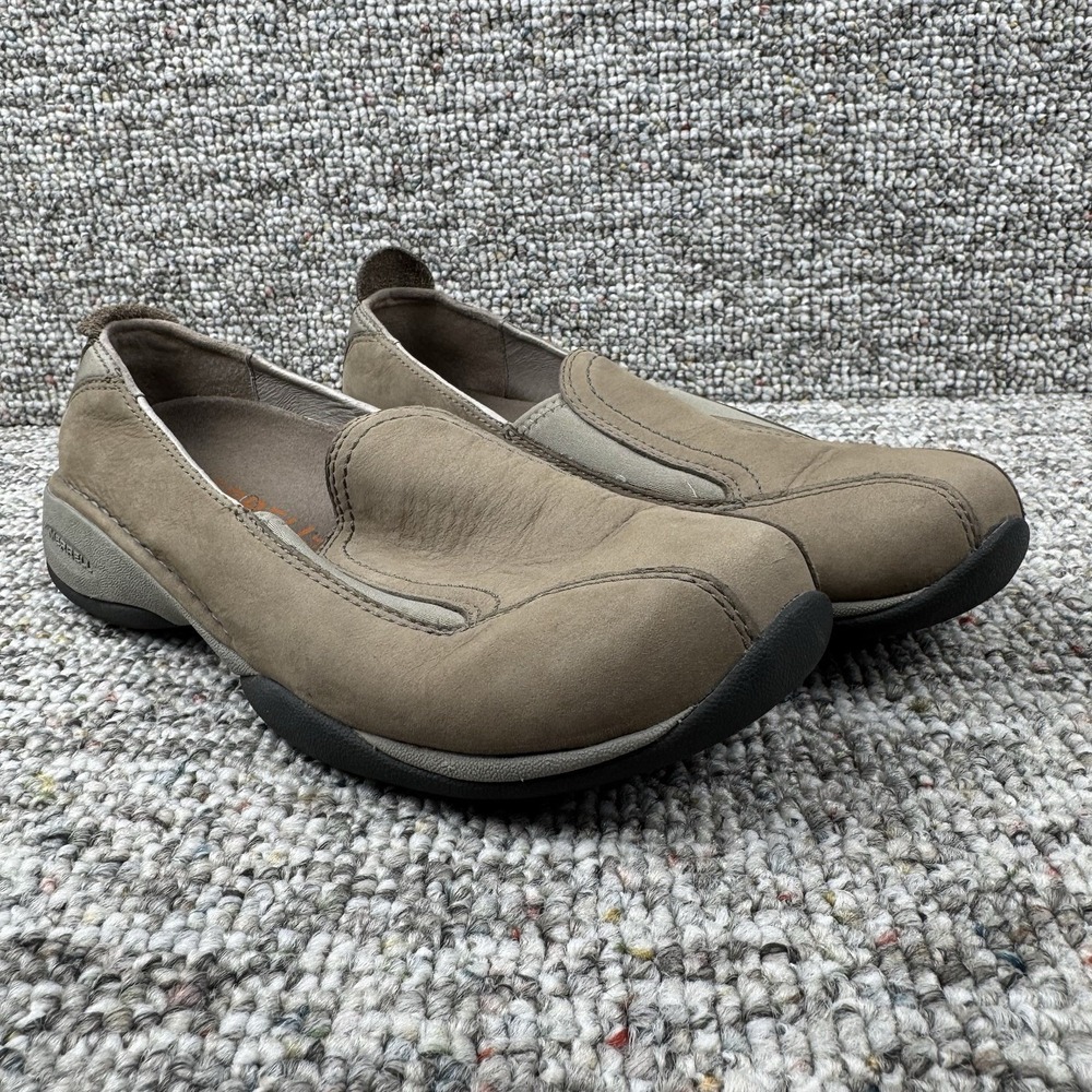 Merrell Primo Moc II Plateau Shoes Womens 9.5 Loafers Slip On Low Top Beige